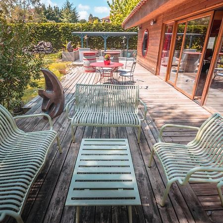 Chambre D'Hotes Neptune Wood Arzens Exterior photo