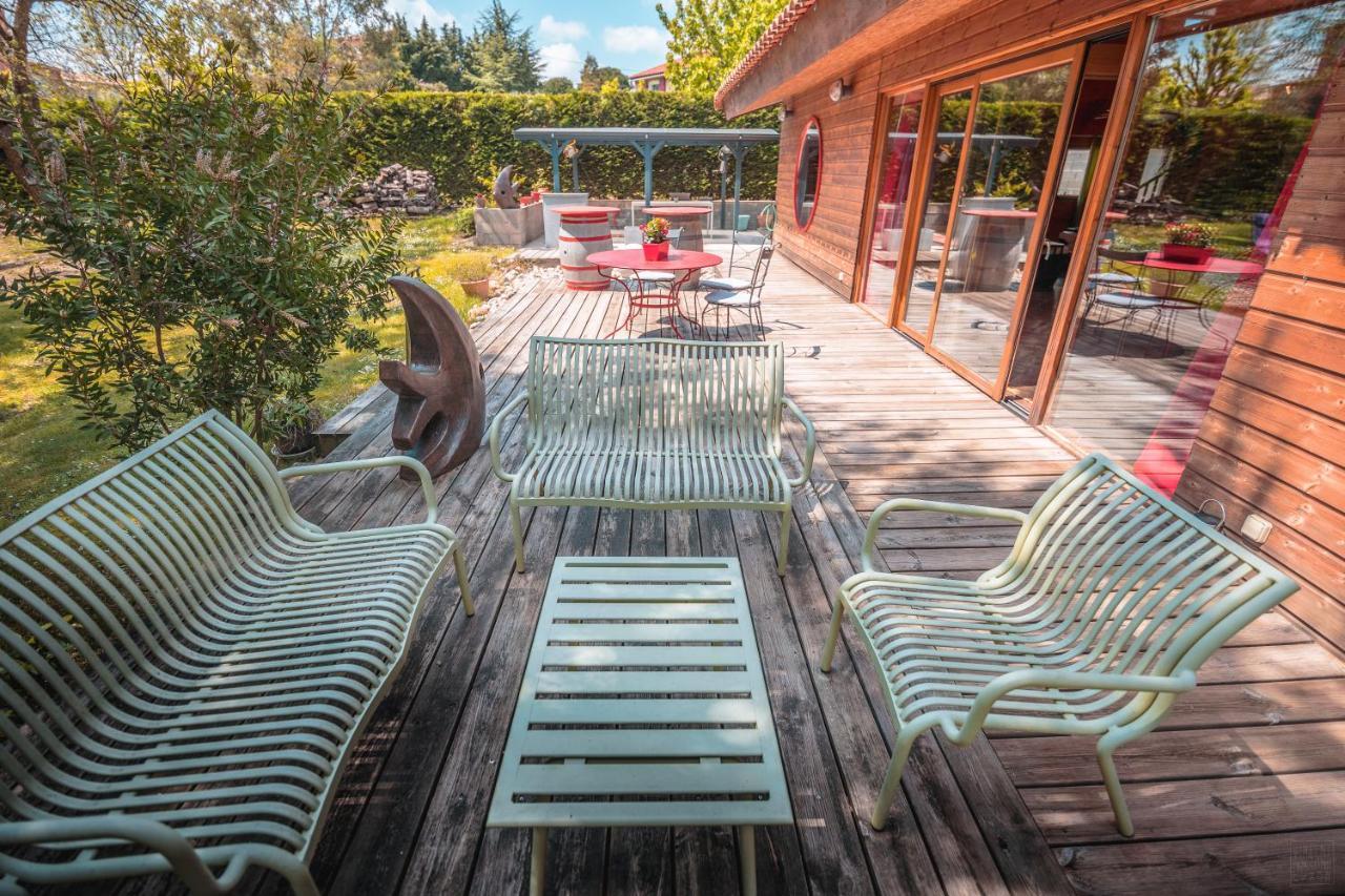 Chambre D'Hotes Neptune Wood Arzens Exterior photo