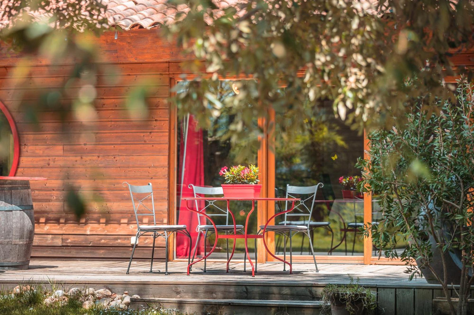 Chambre D'Hotes Neptune Wood Arzens Exterior photo